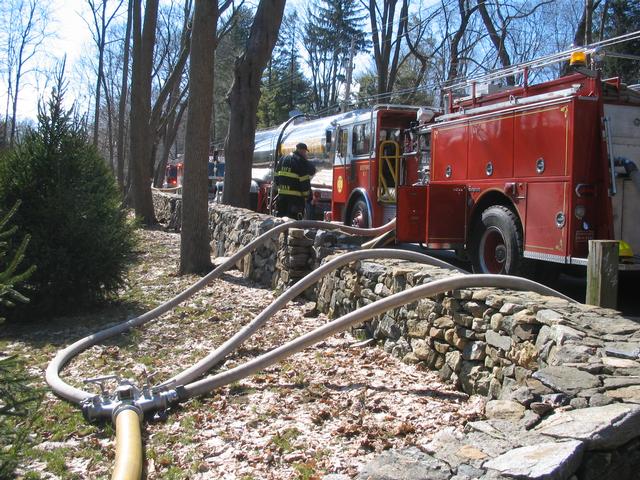E-110 Pumps at Live Burn - Bedford Hills, 2008